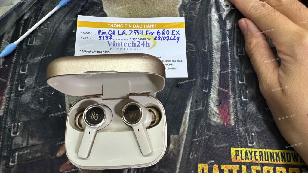 Thay pin 2 tai nghe B&O Beoplay EX